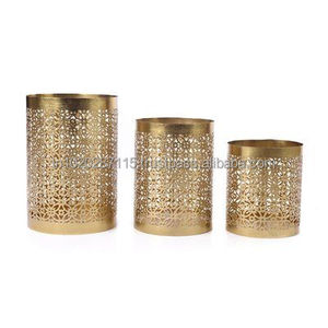Bougeoir votif en fer décoratif avec design découpé au laser artisanal parfait pour les idées de décoration de maison rustique moderne - Product Image 5