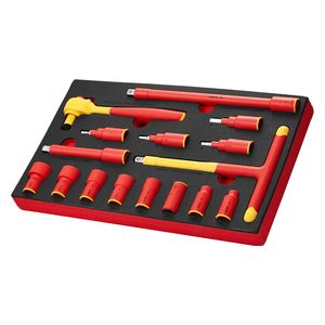 Ensemble de clés isolées de 16 pièces pour réparation électrique 1000V - Product Image 3
