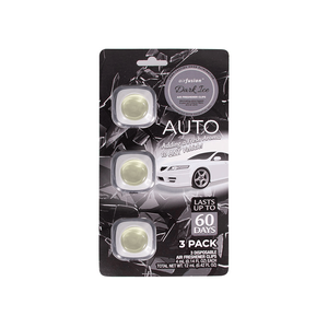 Lot de 3 désodorisants de voiture longue durée à clipser sur grille d'aération, diffuseur d'aromathérapie pour hommes et femmes, élimination des odeurs pendant 90 jours pour tous les véhicules - Product Image 1