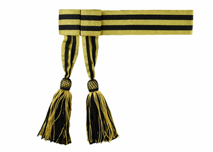 Cinturón de Cintura Ceremonial Dorado y Negro, Accesorio Decorativo para Uniforme, Calidad Premium - Product Image 2