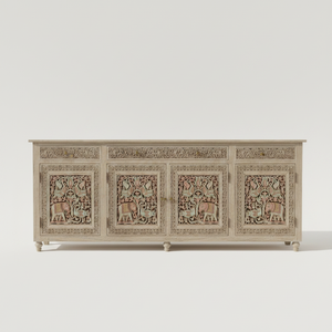 Buffet contemporain en bois, best-seller, pour salle à manger, avec structure robuste et design élégant, disponible à la vente - Product Image 1