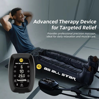 Masseur pour les pieds et les jambes, bottes à compression d'air à 6 chambres pour la récupération sportive et la relaxation musculaire AS ALL STAR