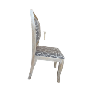 <b>Strong</b> Wooden Traditional Antique Dining Chair for Restaurant Use Handmade <b>Fabric</b> Cushion - Product Image 1