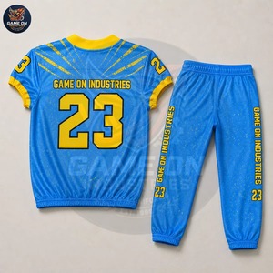 Vêtements de sport d'entraînement pour équipes en polyester, qualité supérieure, uniformes de football américain personnalisés, prix de gros fabricant fournisseur - Product Image 2