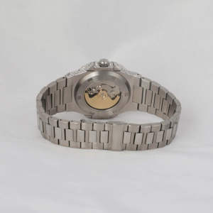 Reloj de Pulsera de Lujo para Hombre con Diseño Exclusivo, con Diamantes Redondos Brillantes Cultivados en Laboratorio con Claridad VVS - Product Image 4