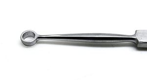 Curette dermique manuelle de haute qualité en acier inoxydable de qualité médicale, certifiée CE, instruments chirurgicaux pour ORL - Product Image 3