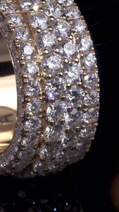 Luxury Jewelry Customization IGI Certified Diamond Jewelry Gold Plated VVS Moissanite Diamond Hip Hop Diamond <b>Rings</b> for <b>Men</b> - Product Image 5