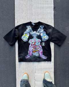 Camiseta Personalizada para Hombre, Estilo Acid Wash, 100% Algodón, Corte Holgado, Diseño Gráfico DTG, Estilo Urbano, Corte Recto - Product Image 4