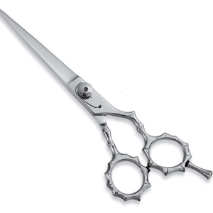Ciseaux de coiffure en acier inoxydable pour droitiers, pour usage en salon, hommes et femmes, bords tranchants, prise en main parfaite - Product Image 1