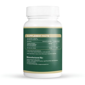 Capsules d'extrait de racine de Tongkat Ali et d'herbe de chèvre cornée de qualité alimentaire, personnalisées, compléments alimentaires à base de plantes pour hommes, en emballage en bouteille - Product Image 5