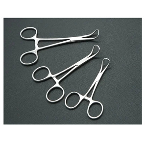 Pinces à serviettes chirurgicales allemandes Backhaus 3,5'' de qualité OR, approuvées pour la chirurgie, stériles, réutilisables, certifiées CE, VENTE CHAUDE, en métal, pour usage médical - Product Image 5