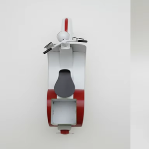 Modèle d'avion vintage artisanal en fer, hélice rétro, miniature d'avion créative, style steampunk, soudure, décoration de bureau de Noël - Product Image 3