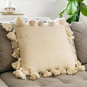 Funda de Cojín de Lino Suave Ecológica para Sofá, Cama, Oficina, Silla y Cafetería, Disponible a un Precio Razonable - Product Image 1