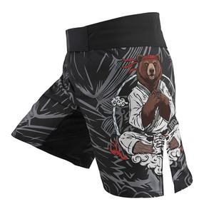 Spandex/poliéster Fitness Boxeo MMA Pantalones cortos estampados hechos a medida Secado rápido Ligero Transpirable Unisex - Product Image 4