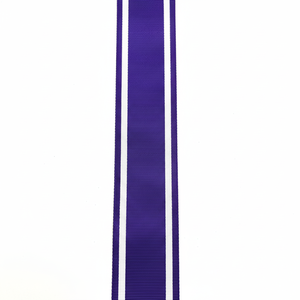 Rubans de médailles personnalisés en soie et viscose OEM, motif uni, effet filigrane moiré pour les décorations de cérémonies décontractées et classiques - Product Image 1