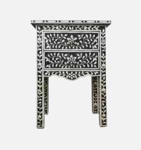 Mesa de Centro de Hueso Incrustado Hecha a Mano con Diseño de Ángel, Ecológica, Personalizable, Elegante, Lujosa, Moderna, Opción de Consola Ajustable, Decoración Escolar - Product Image 4