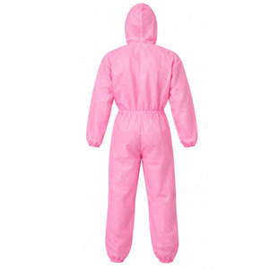 Overol de Trabajo con Capucha Rosa, Unisex, a Prueba de Polvo, de Poliéster, Traje Protector de Cuerpo Completo para Fábrica, Construcción y Pintura - Product Image 3