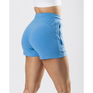 Shorts Deportivos de Algodón Ecológico Transpirable para Mujer, Tallas Grandes, Corte Recto, Antiarrugas, Secado Rápido, Elásticos para Verano - Product Image 4
