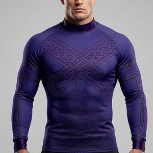 Performance Fit Football <b>Compression</b> <b>Shirt</b> Designed <b>For</b> Comfort Quick Dry Fabric <b>For</b> Training Gym And Soccer Match Activities - Product Image 3