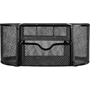 Organisateur de bureau en maille noire basique 9,25 x 4,53 x 3,94 pouces, élégant pour bureau et tiroirs - Product Image 5