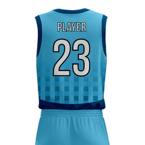 Vêtements de sport pour adultes du Pakistan, ensembles d'uniformes de basket-ball personnalisés imprimés, 100% polyester, respirant, léger, durable, service OEM - Product Image 4