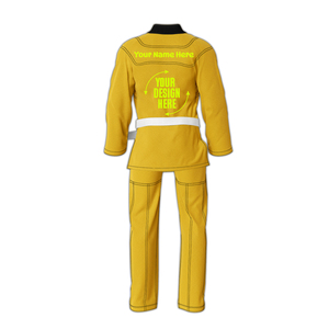 Embroidered Training Gear Wholesale Pearl <b>Weave</b> BJJ Gi Martial Arts Uniform Jiu Jitsu Kimono - Product Image 3