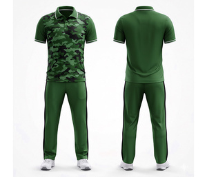 High Quality Team <b>Cricket</b> Wear with Personalized Printing | Men Women Youth <b>Cricket</b> Wears Polo Shirt and Trouser Full Team - Product Image 1