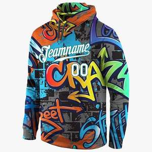 Sudadera con Capucha de Béisbol Premium, Diseño Personalizado con Logotipo del Equipo, Nombre y Número, Sudadera Sublimada, Bajo MOQ, Proveedor OEM/ODM - Product Image 2
