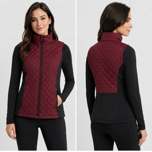 Chaleco Acolchado para Mujer, Ligero, de Tela Resistente, con Relleno Cálido, Cómodo, Informal, Premium - Product Image 3