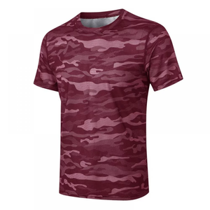 เสื้อยืดลายพรางสีพื้นยอดนิยม ดีไซน์ใหม่ ระบายอากาศได้ดี เสื้อยืดลายพรางวินเทจสำหรับผู้ชาย เหมาะสำหรับการล่าสัตว์ ตกปลา และกิจกรรมทางยุทธวิธี - Product Image 6