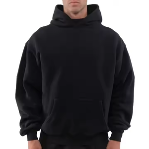 Sudadera con Capucha Estilo Británico para Hombre, Mezcla de Algodón Premium, Sudadera Informal de Estilo Urbano Británico, Corte Holgado - Product Image 4