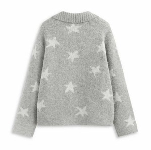 Pull en maille style universitaire de haute qualité, doux pour l'hiver - Haut élégant à manches longues de couleur unie pour femme, respirant 2026 - Product Image 2