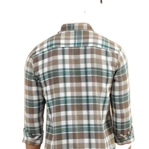 เสื้อเชิ้ตลำลองสีพื้นเข้ารูปสำหรับผู้ชาย, ผ้าฝ้าย100% ระบายอากาศได้ดีมีสไตล์เหมาะสำหรับสวมใส่ในชีวิตประจำวันแบบสมาร์ทแคชชวล - Product Image 2