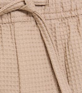 Shorts de sport décontractés pour hommes, séchage rapide, respirants, 100 % polyester, taille mi-haute, avec cordon de serrage, motif uni - Product Image 4