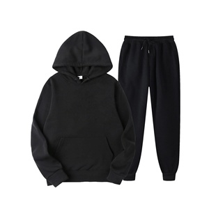 Ensembles de survêtements unisexes coupe classique pour la vente en gros, avec broderie de logo personnalisée, pour le sport et l'hiver - Product Image 3