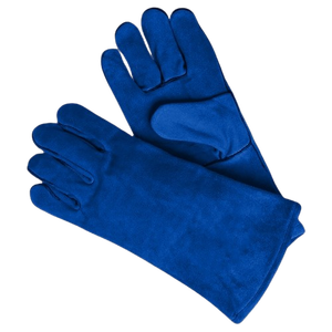 Heavy Duty Leather Welding <b>Gloves</b> CE Certified Safety Cuff Anti-Vibration Anti-Static Heat Spark Resistant Construction Safety - Product Image 4