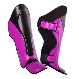 สนับแข้งหนังคุณภาพสูงแบบเจล ป้องกันหน้าแข้งและหลังเท้า สำหรับ MMA มวยไทย - Product Image 4