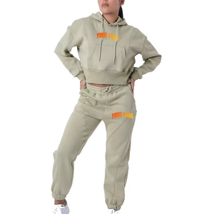 Conjunto Deportivo de Yoga para Mujer, Otoño/Invierno, Ecológico, de Algodón Estampado, Chaqueta Informal para Correr y Hacer Ejercicio, Corte Regular - Product Image 1