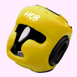 Protector de Cabeza de Boxeo para Adultos, Cuero PU Azul, Unisex, Protección para la Cabeza, Cierre de Velcro, Equipo Deportivo - Product Image 4