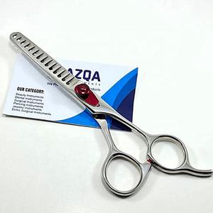 Ciseaux à effiler les cheveux en acier inoxydable durable pour la texture et la mise en valeur – Ciseaux de coiffure professionnels pour barbiers et salons - Product Image 1