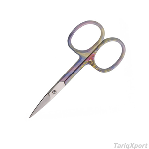 Compact Stainless Steel <b>Cuticle</b> <b>Scissors</b> Square Handle Sharp Lightweight Reusable Travel Nail Care Tool - Product Image 2