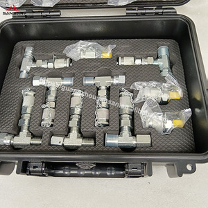 Evrensel yüksek kalite ve yeni durum teşhis aracı basınç göstergesi Test konnektörü için hidrolik basınç Test kiti - Product Image 4