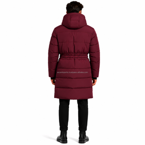 Chaqueta Larga de Invierno para Hombre, Chaqueta Acolchada Gruesa de Primera Calidad, Parka Térmica para Exteriores, Impermeable y Resistente al Viento, Venta al por Mayor - Product Image 2