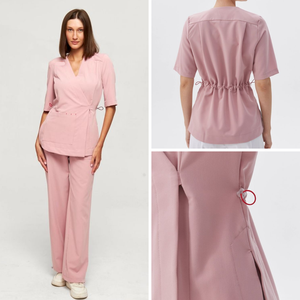 Tenues d'infirmières élégantes VN FACTORY, ensembles de blouses médicales pour femmes, costumes médicaux pour hommes, vêtements d'hôpital pour médecins et infirmières, faible quantité minimum de commande. - Product Image 3