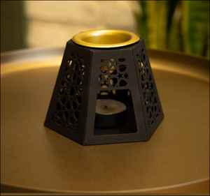 Best Arabic Metal Bakhoor Burner Tealight Incense Burner <b>Aroma</b> <b>Diffuser</b> Modern Arabic Tealight Bakhoor Burner Home Decor - Product Image 1