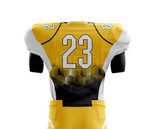 Uniforme de Fútbol Americano Profesional para Equipo, Tela Cómoda con Mangas Cortas - Product Image 5