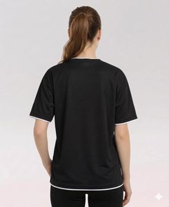 เสื้อผ้าออกกำลังกายสำหรับผู้หญิงช่วงฤดูร้อน ผ้าฝ้าย 100% สีพื้น แขนสั้นทรงปีกผีเสื้อ ป้องกันขนร่วง น้ำหนักเบา สวมใส่สบาย - Product Image 2