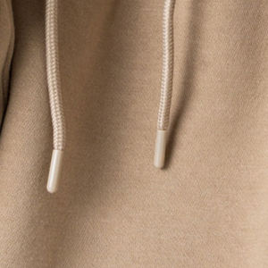 Conjunto Deportivo de Sudadera con Capucha y Pantalones Cortos Beige para Hombre, Marca Glory, Diseño Estético de Atardecer y Paisaje, 2 Piezas, Verano - Product Image 6