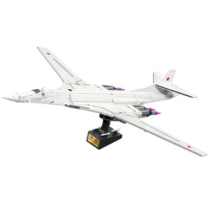 Jiexing Tu-160 Military Strategic Bomber <b>Building</b> <b>Block</b> Toy 800+ Pieces with Lighting Features for Ages 8-13 Unisex - Product Image 1