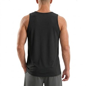 <b>Mens</b> Athletic Tank Top Sleeveless Gym Training Vest Smooth Dry Fit Fitness <b>Singlet</b> Lightweight Performance Wear Custom OEM - Product Image 2